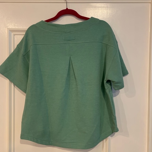 Free people movement wide leg cropped pant set. Size small. - Picture 10 of 12